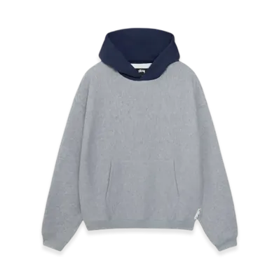 Stussy Two Tone Hoodie "Grey Heather"