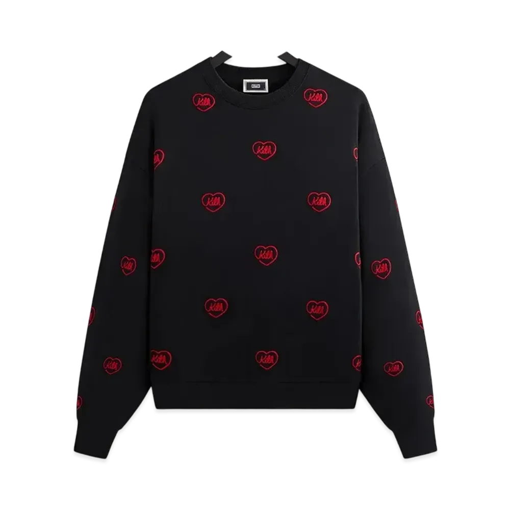 Kith Heart Nelson Crewneck "Black"
