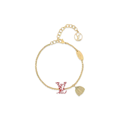 Louis Vuitton x Yayoi Kusama LV Iconic Infinity Dots Bracelet "Rouge/Blanc"