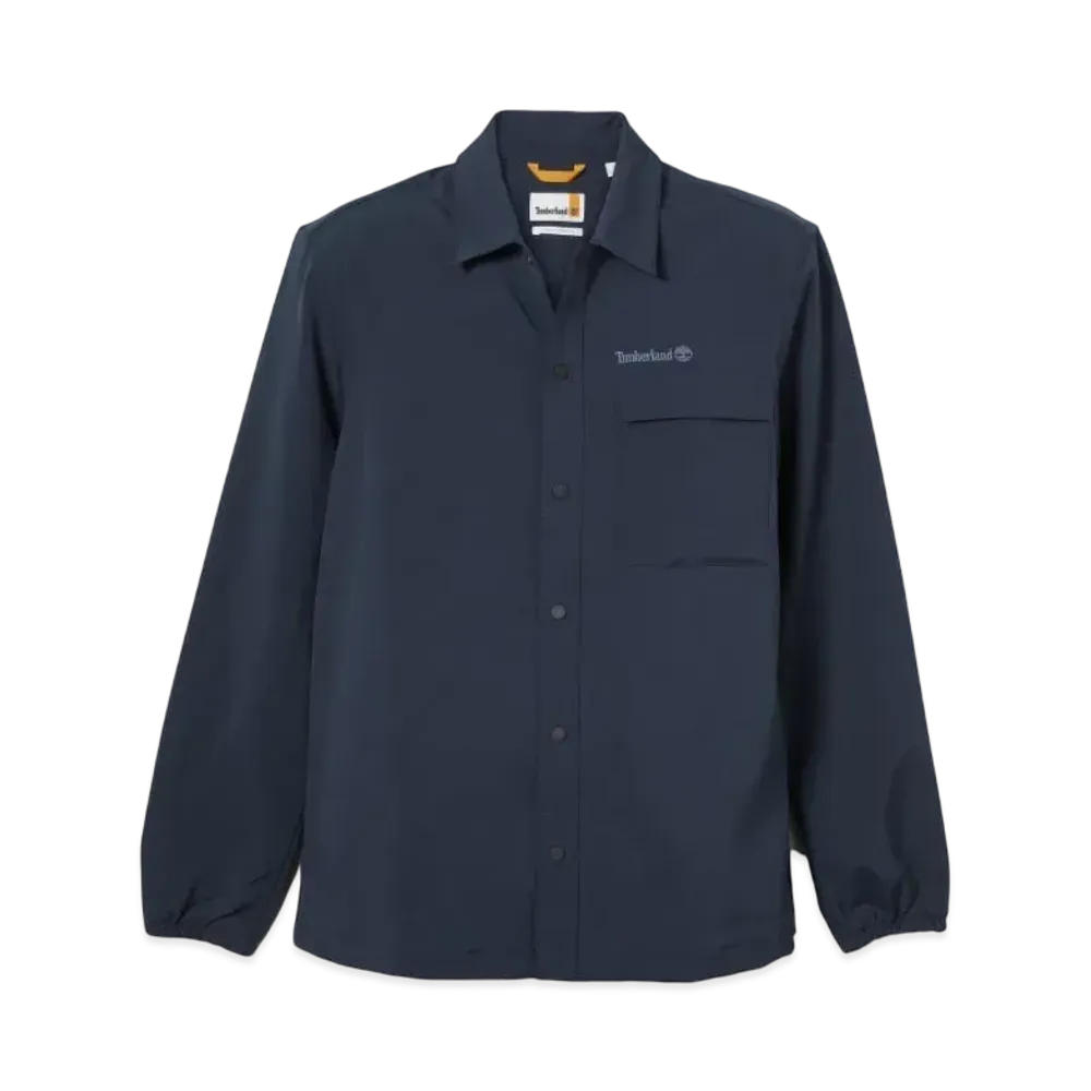 Timberland Men's Wind Resistant Comfort Stretch Shirt "Dark Sapphire"