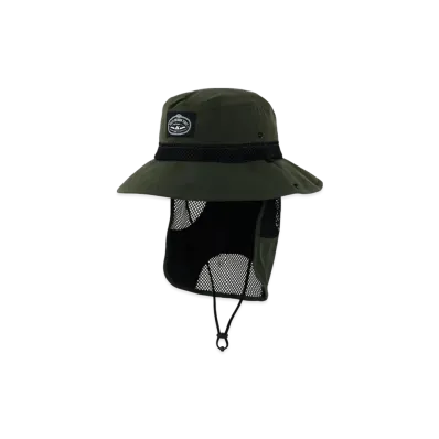 POLeR 2Way Thundered Long Brim Hat "Olive"