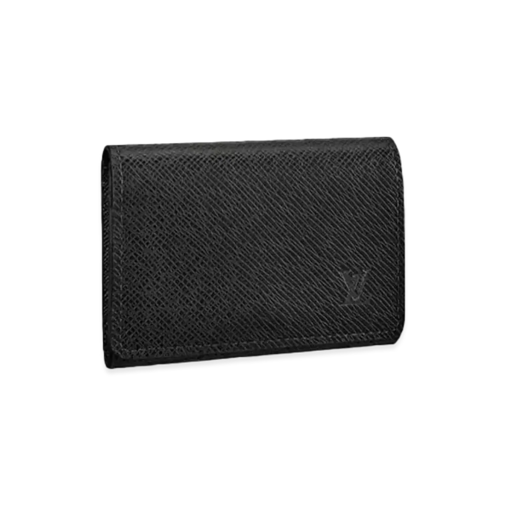 Louis Vuitton Enveloppe Carte de Visite Taiga "Noir"