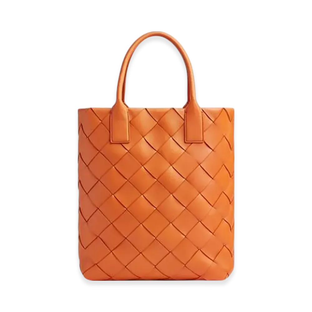 Bottega Veneta Maxi Intreccio Tote "Burned Orange"