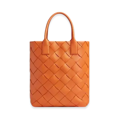 Bottega Veneta Maxi Intreccio Tote "Burned Orange"