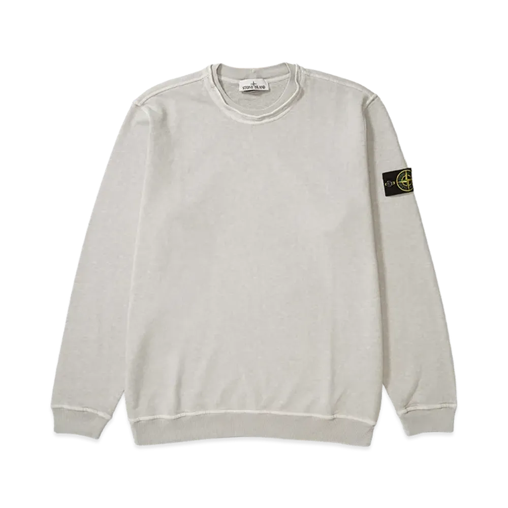 Stone Island Sweatshirt In Malfile Cotton "Grey"