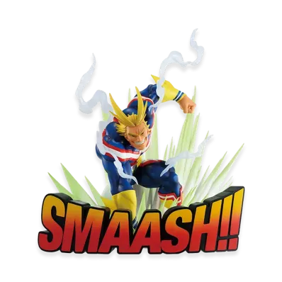 BANDAI "Ichiban Kuji" -Vigilante -My Hero Academia ILLEGALS-- Last One Prize All Might Logo Figure