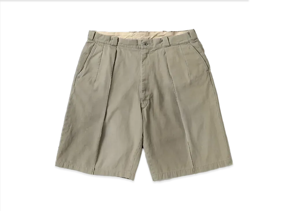 A.PRESSE Vintage Chino Shorts "Greige"