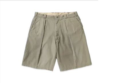 A.PRESSE Vintage Chino Shorts "Greige"