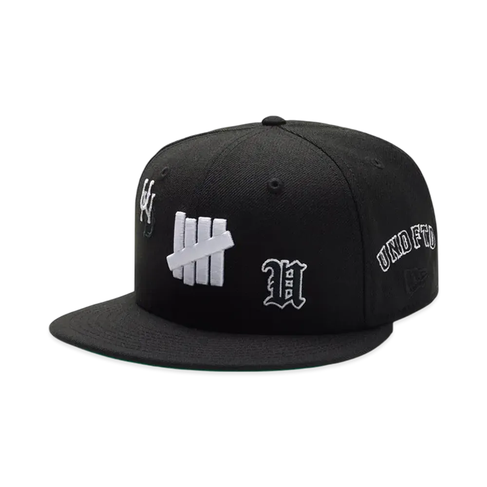 UNDEFEATED x New Era All Over Fitted "Black"
