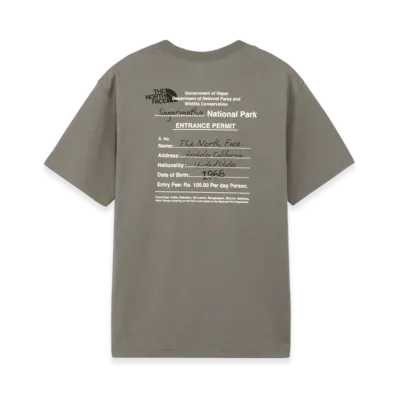 The North Face Short Sleeve Entrance Permission Tee "Smoked Pearl"