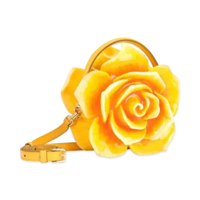Dolce&Gabbana Dolce Box Bag Paint Resin Rose "Yellow"