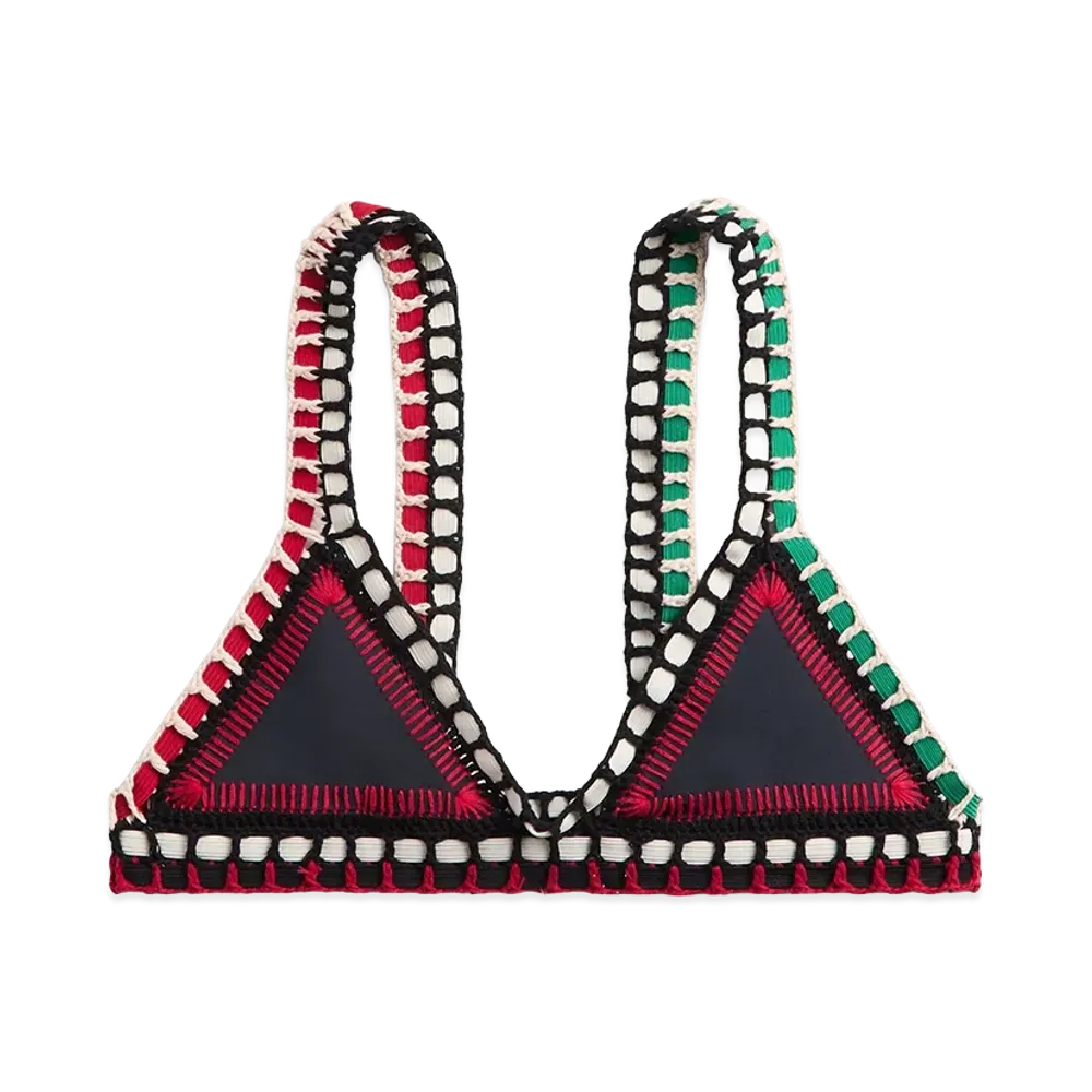 Kith x KIINI Women's Triangle Bikini Top "Black"