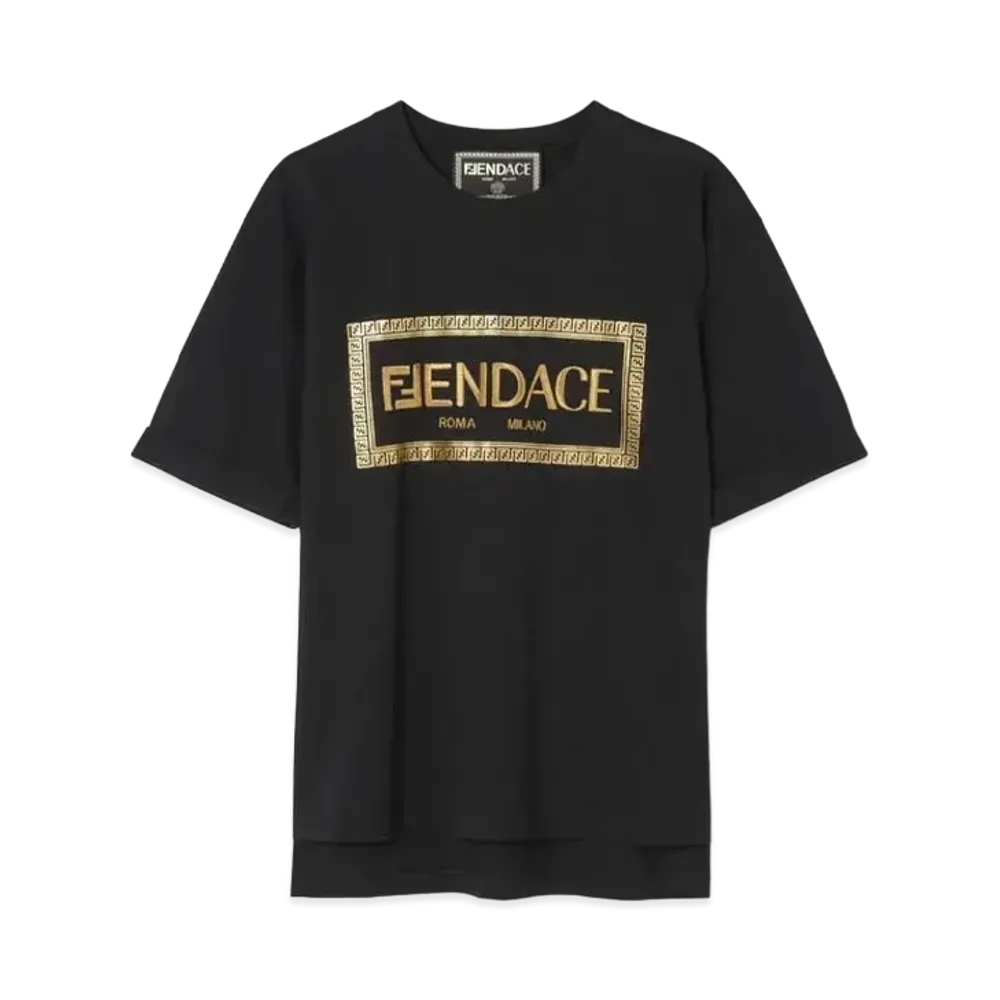 FENDI x Versace Fendace Logo T-Shirt "Black"