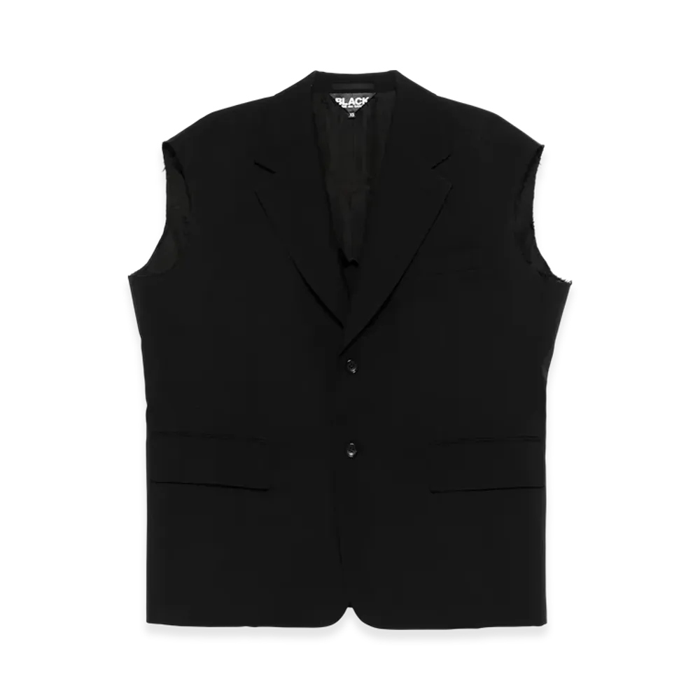 BLACK COMME des GARCONS Sleeveless Jacket "Gray"