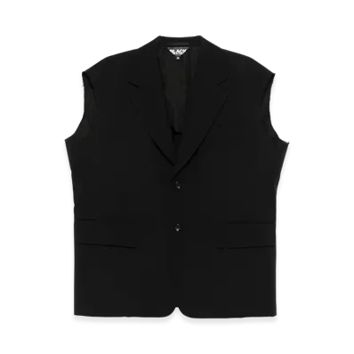 BLACK COMME des GARCONS Sleeveless Jacket "Gray"