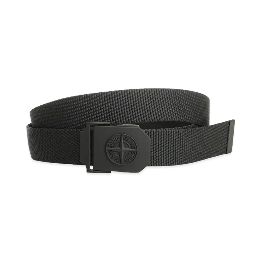 Stone Island Kids Ribbon Belt "Black"