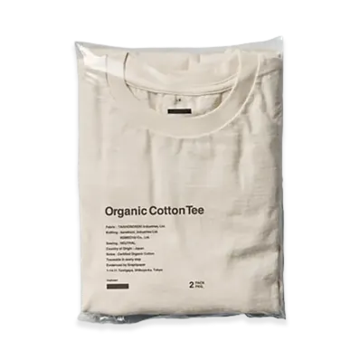 Graphpaper minus Organic Cotton 2-Pack S/S Tee "Natural"