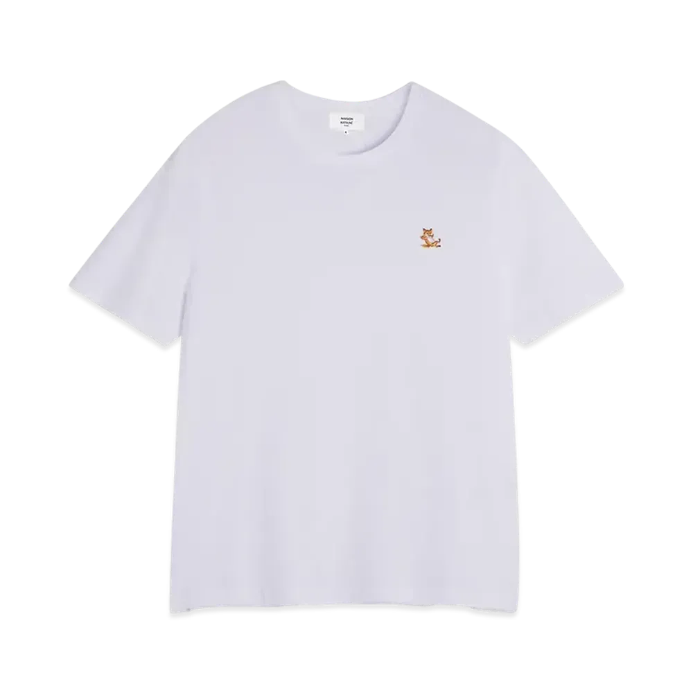 Maison Kitsune Chillax Fox Patch Regular T-Shirt "White"