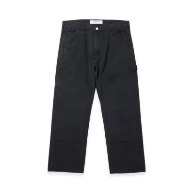Hide and Seek Ox Double Knee Work Pant (Washed) "Black"