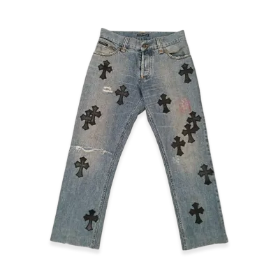 Chrome Hearts x DOLCE&GABBANA Cross Patch Denim "Blue"