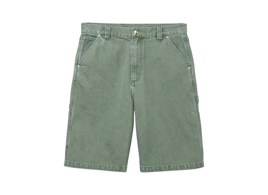 Carhartt WIP Nash Single Knee Long Short "Army Green(Enzyme Bleach Washed)"