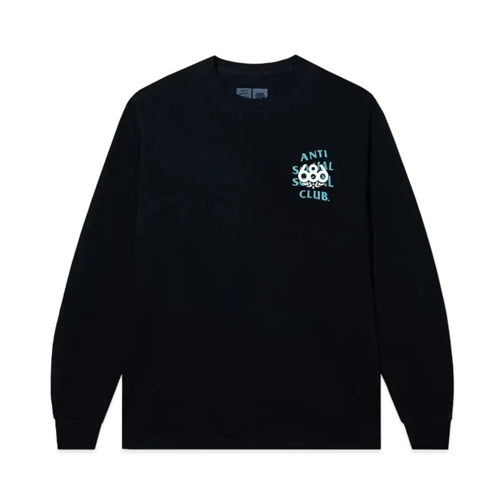 ANTI SOCIAL SOCIAL CLUB x 686 All-Mountain Long Sleeve Tee "Black"