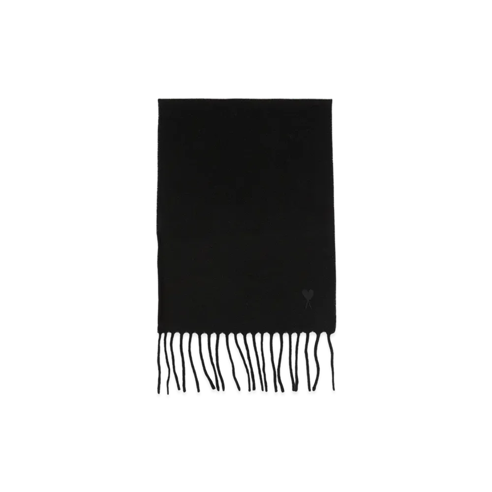 AMI PARIS Alexandre Mattiussi Alpaca Scarf "Black"