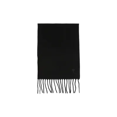 AMI PARIS Alexandre Mattiussi Alpaca Scarf "Black"
