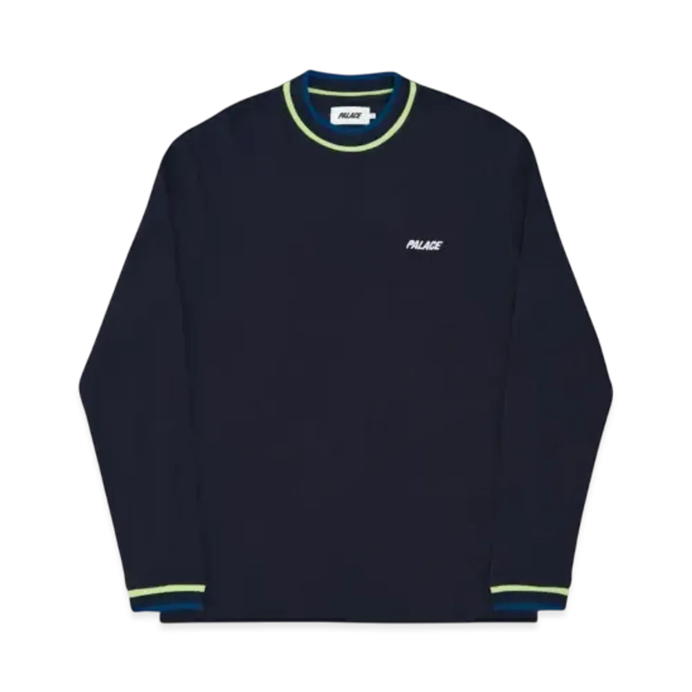 PALACE Square Weave Crew "Navy"