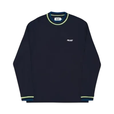 PALACE Square Weave Crew "Navy"