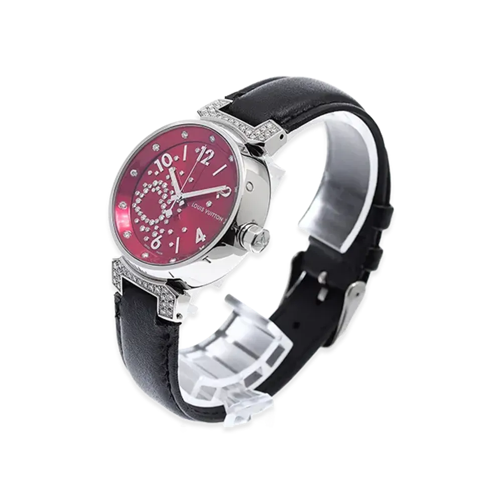 Louis Vuitton Tambour Fiji Heart Diamond Heart "Red"