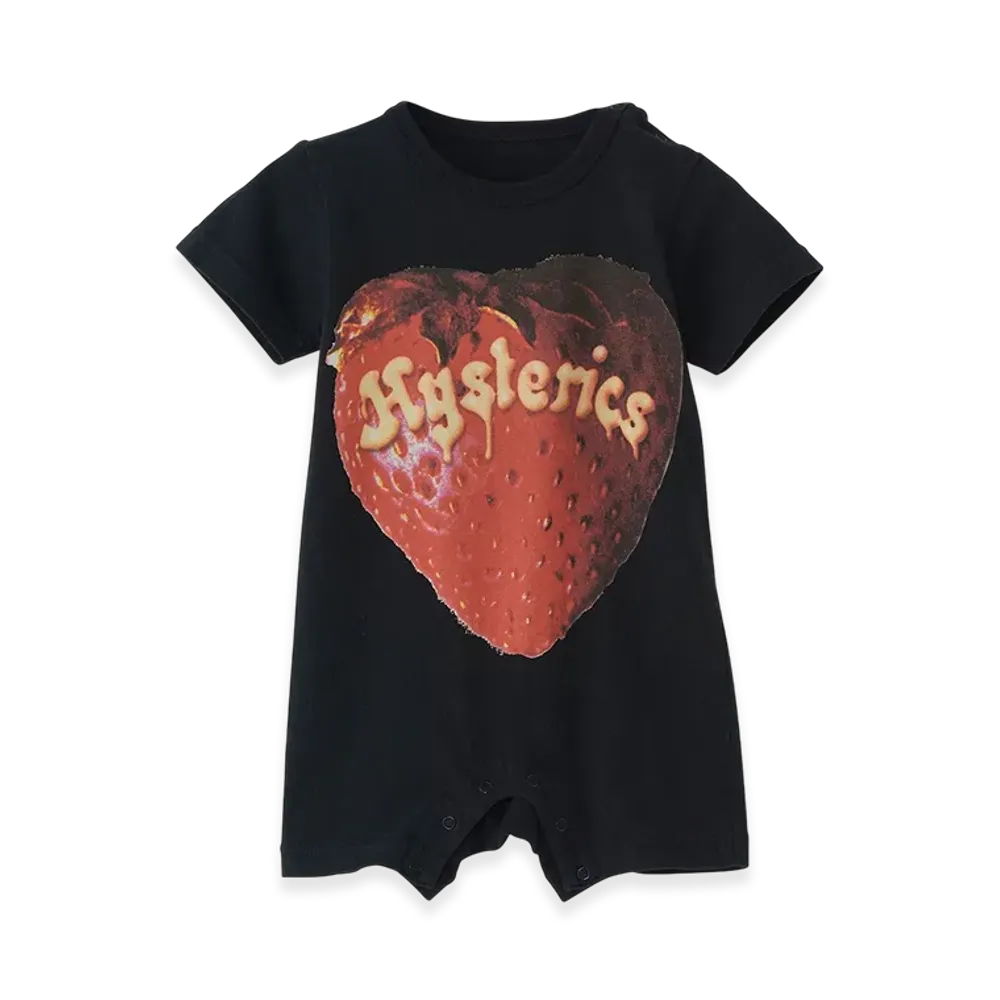 HYSTERIC GLAMOUR Skull Berry Shortall "Black"