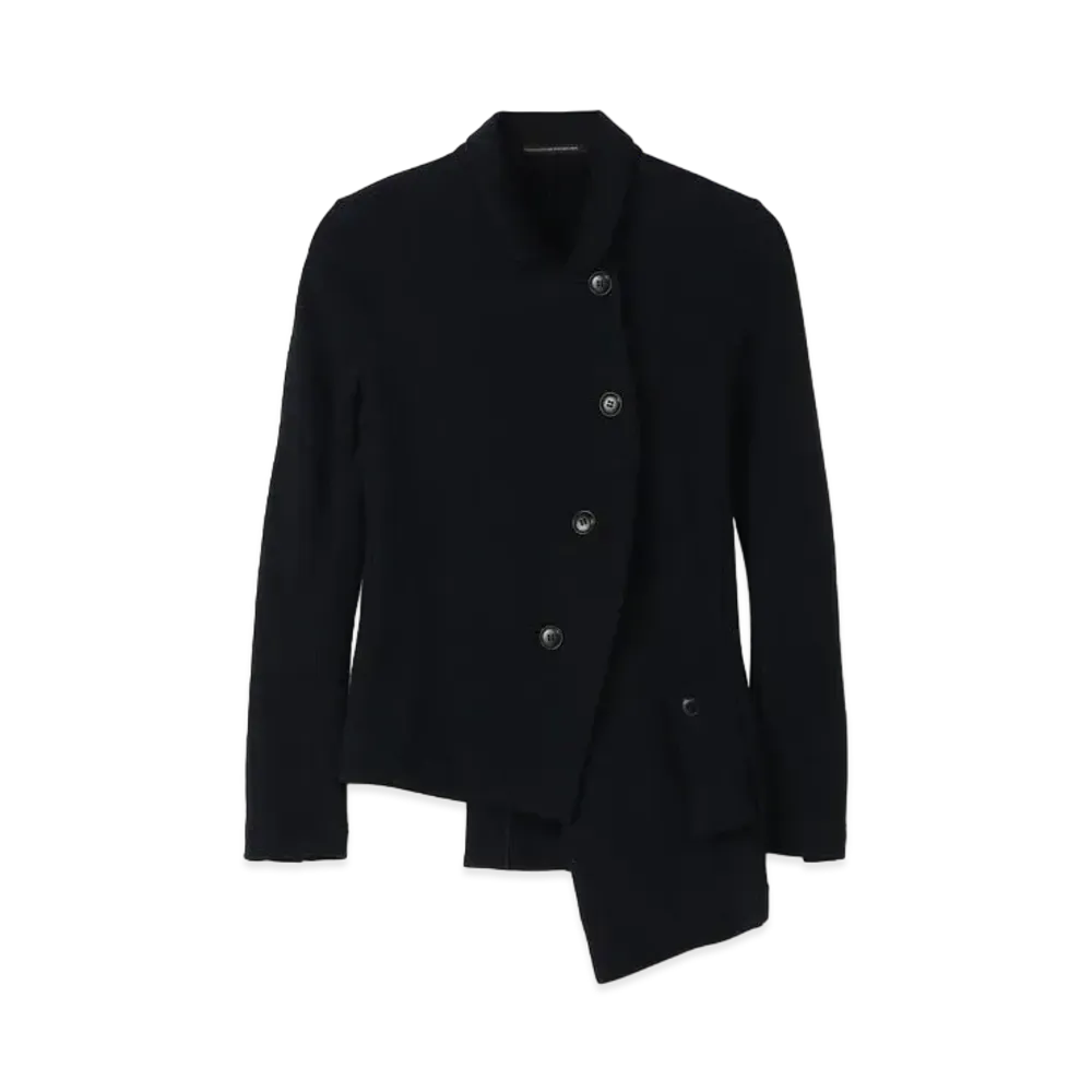 Yohji Yamamoto Y's 50/-x30/2 FLEECE POCKET ASSYME JACKET "Navy"