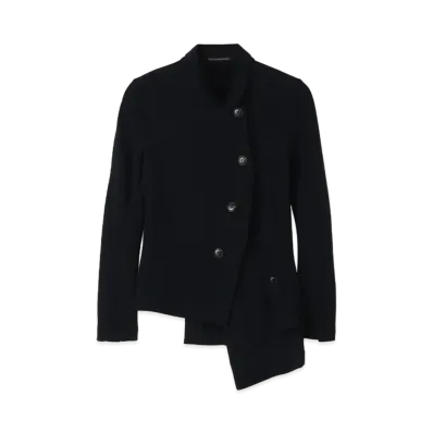 Yohji Yamamoto Y's 50/-x30/2 FLEECE POCKET ASSYME JACKET "Navy"