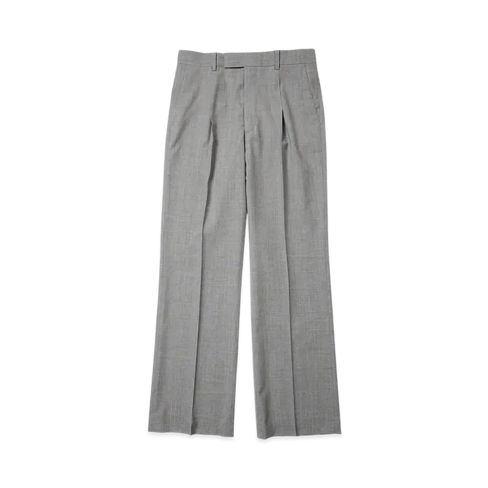 AURALEE Super Fine Tropical Wool Slacks "Top Grey"