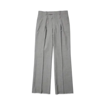 AURALEE Super Fine Tropical Wool Slacks "Top Grey"