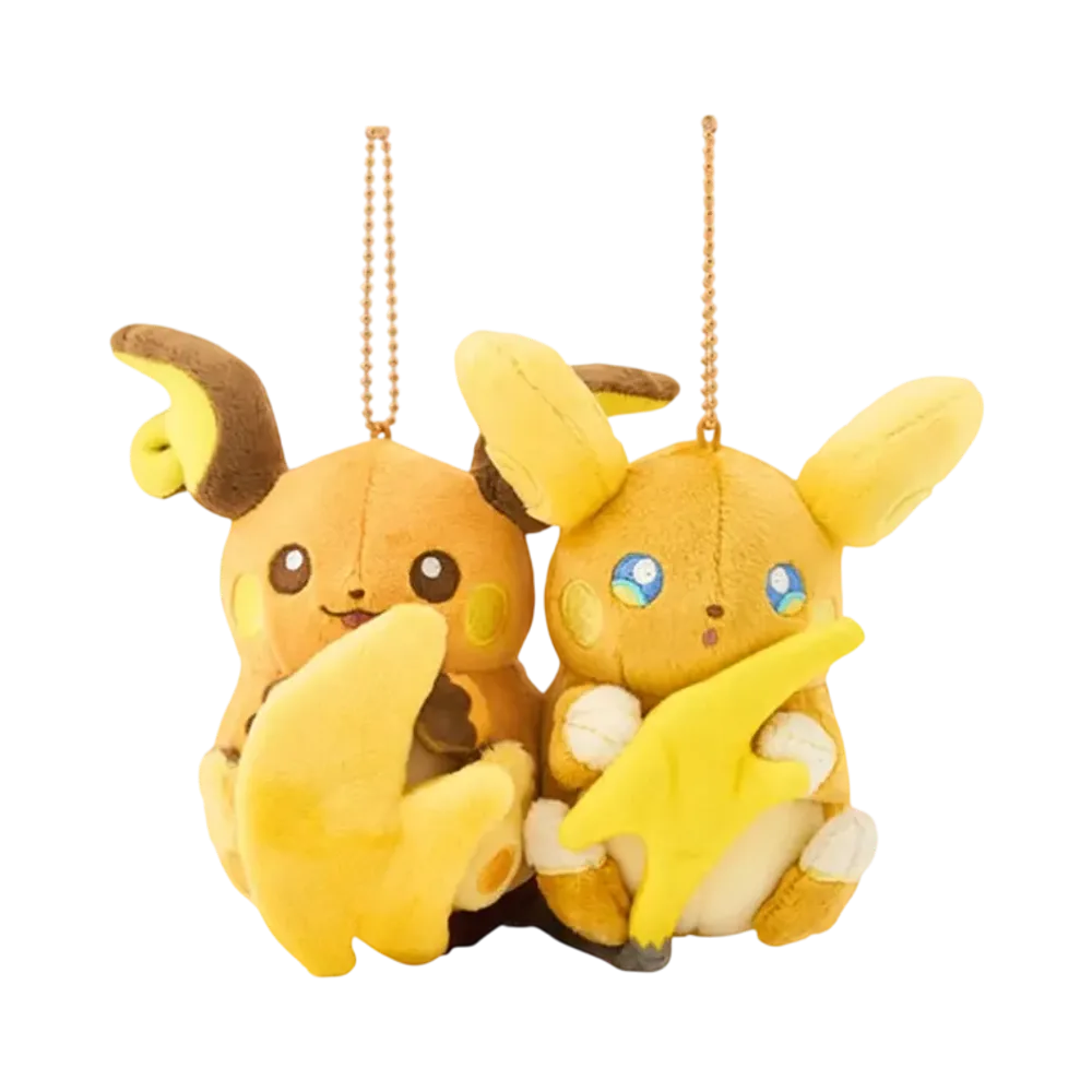 The Pokemon Company -Pokemon- Pair mascots that stick together with magnets Raichu & Alolan Raichu