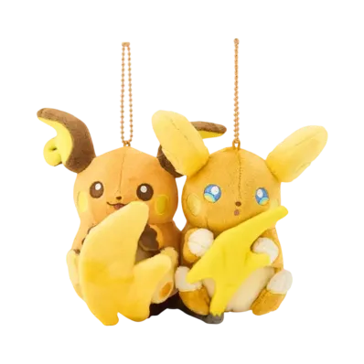 The Pokemon Company -Pokemon- Pair mascots that stick together with magnets Raichu & Alolan Raichu