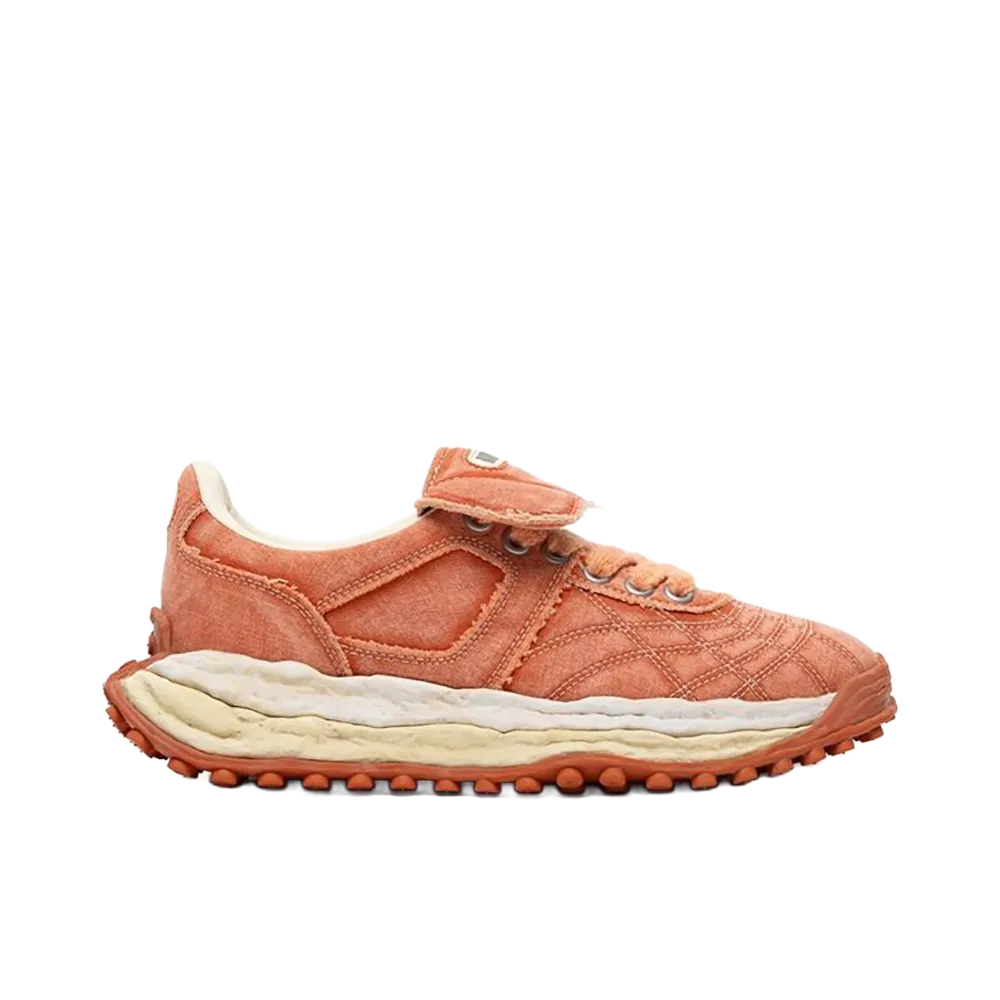 Maison MIHARA YASUHIRO SCOTT OG Sole Bleached Canvas Low-top Sneakers "Orange"