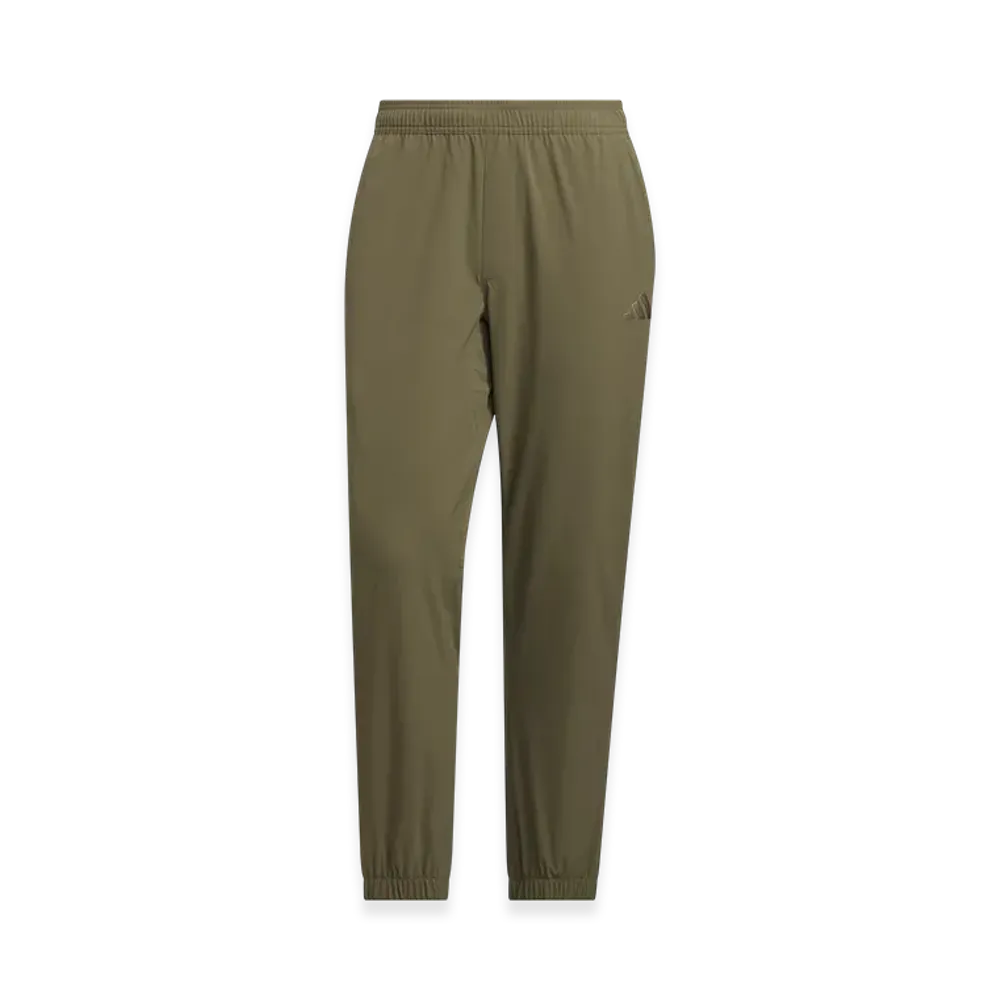 adidas Essentials Plus Regular Fit Stretch Woven Full Length Jogger Pants "Olive Strata"