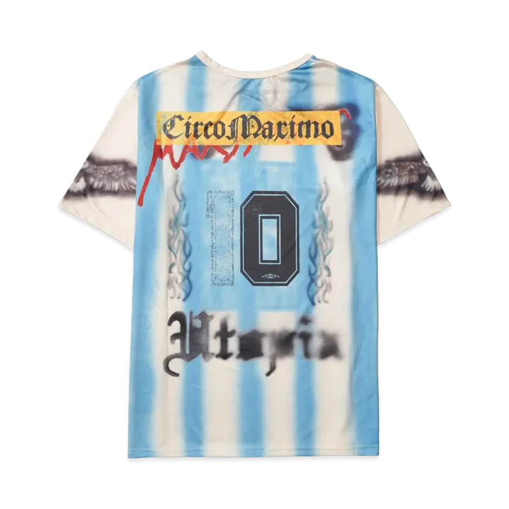 Travis Scott Argentina Soccer Jersey "White Blue"