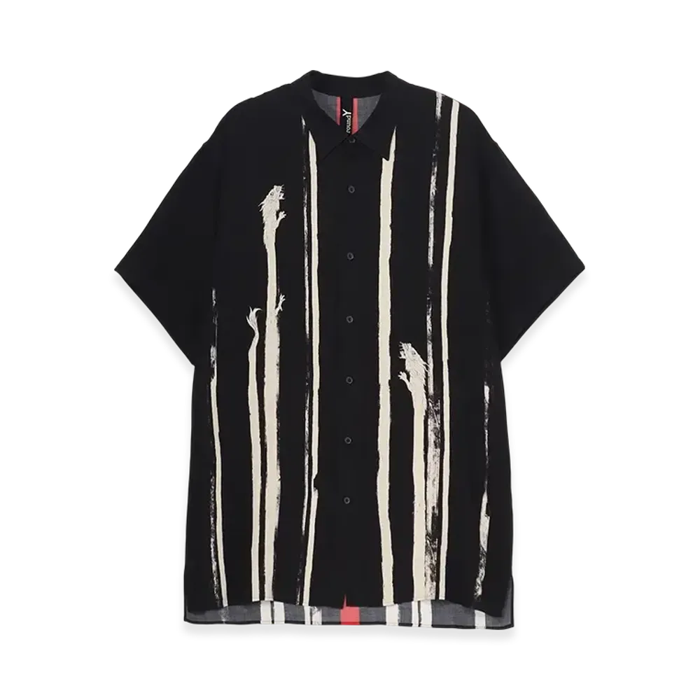 Ground Y x JUJUTSU KAISEN Rainbow Dragon Stripe Short Sleeve Shirt "Black"