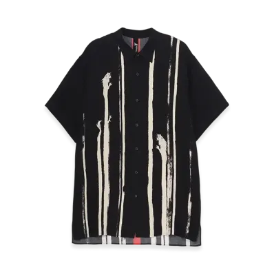 Ground Y x JUJUTSU KAISEN Rainbow Dragon Stripe Short Sleeve Shirt "Black"