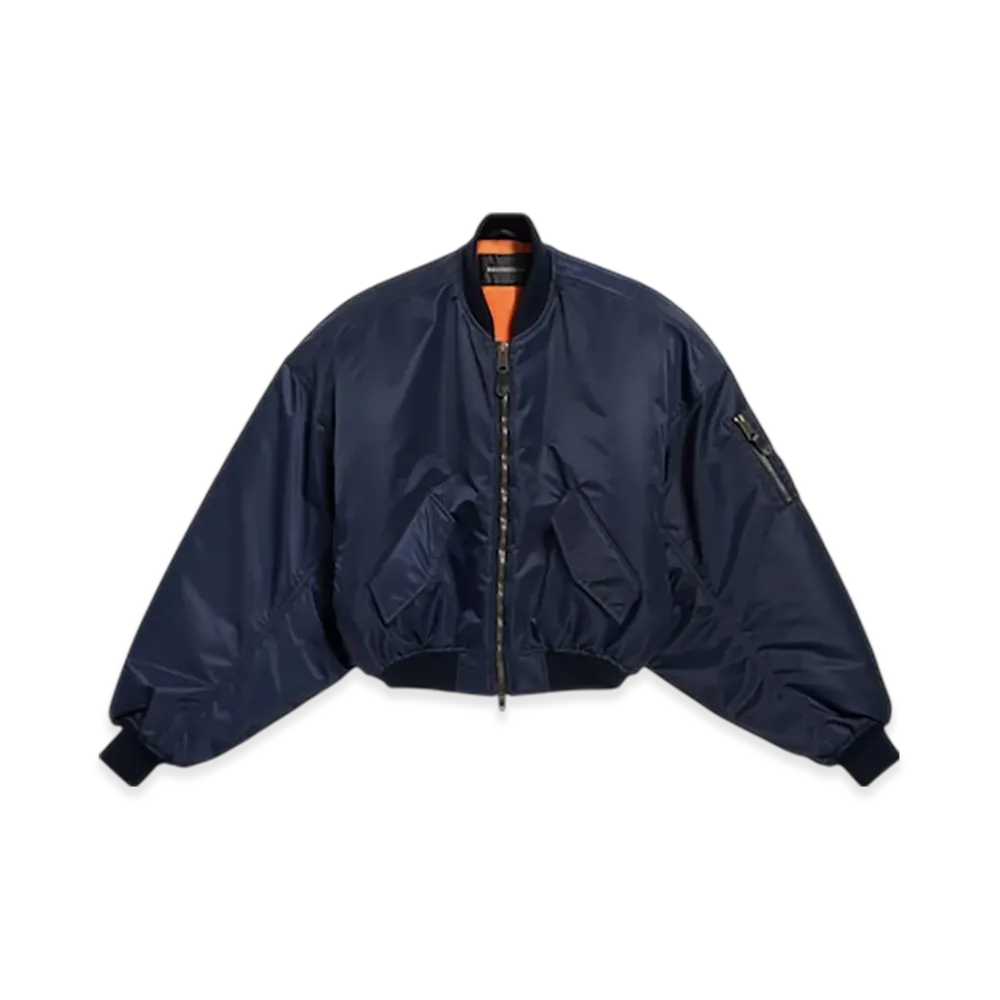 BALENCIAGA Round Bomber "Navy"