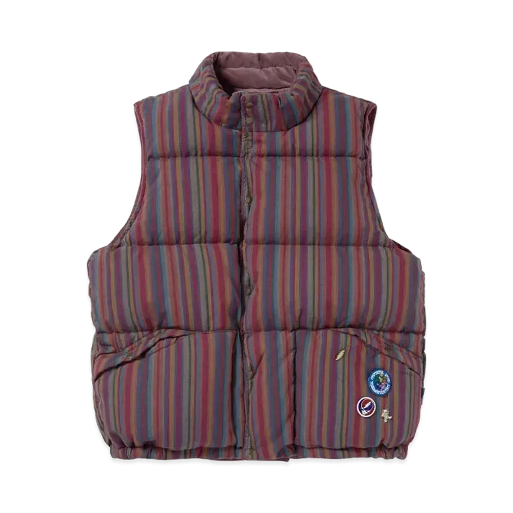 thisisneverthat x Grateful Dead Native Reversible Down Vest "Multi"