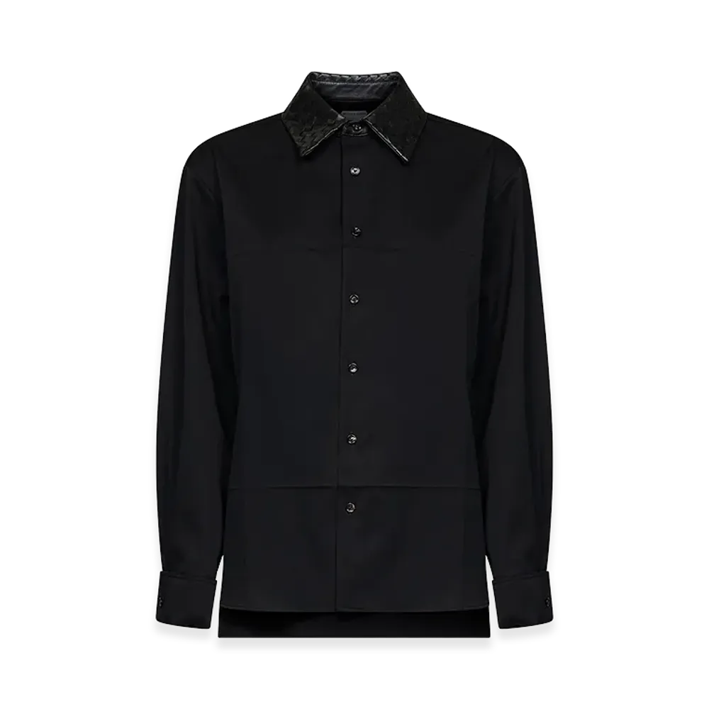 Bottega Veneta Women's Wool Shirt "Black"