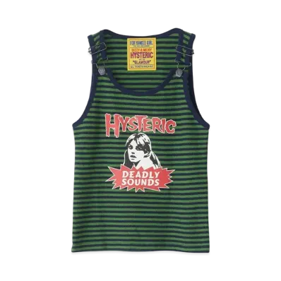 HYSTERIC GLAMOUR Deadly Sounds Tank Top "Green"