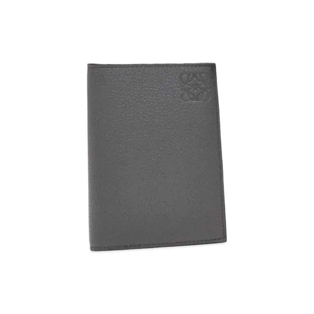 LOEWE Bifold Card Holder Soft Grain Calf "Anthra Site"