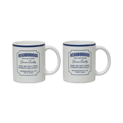 NEIGHBORHOOD Mug Cup Set "Blue"