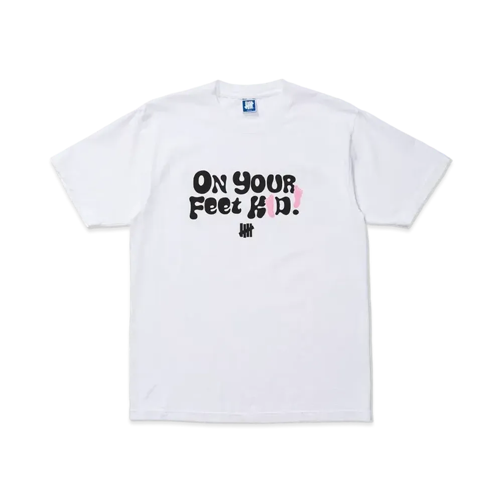 UNDEFEATED ON YOUR FEET S/S TEE - 80305 "White"